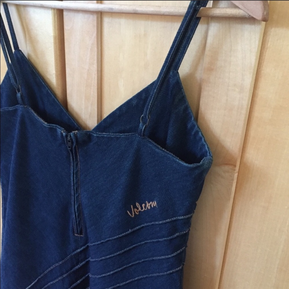 Volcom denim mini Dress, size Small NWOT - Picture 4 of 8